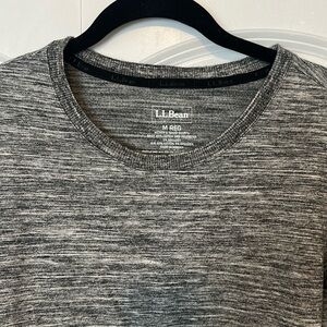 Cozy L.L. Bean Gray Long Sleeve Top (Size M)